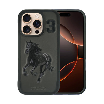 Santa Barbara Polo & Racquet Club Boris Series Case for iPhone 16 Series - Black