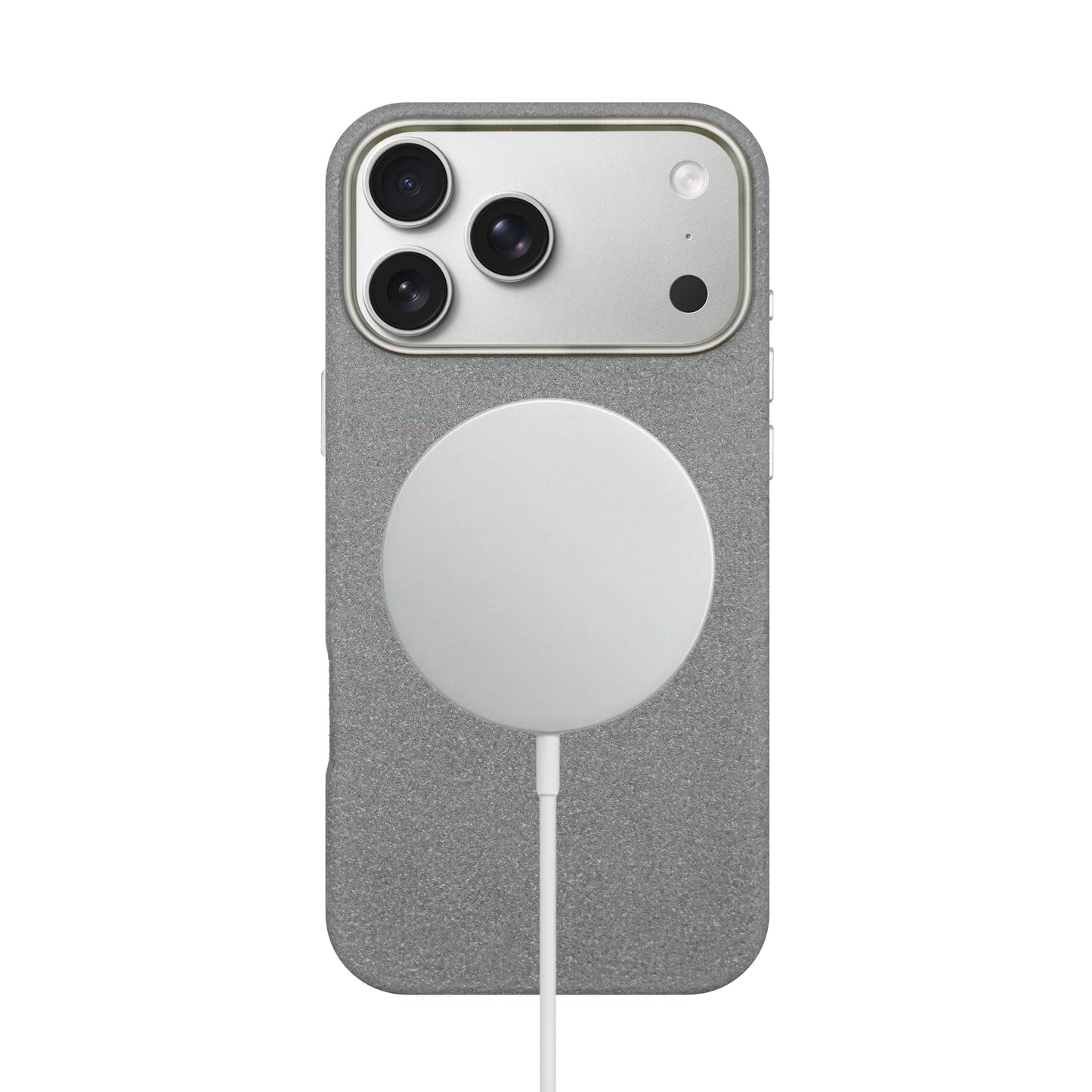 Kadife Alcantara Leather Case For iPhone 17 Pro Max - Gray