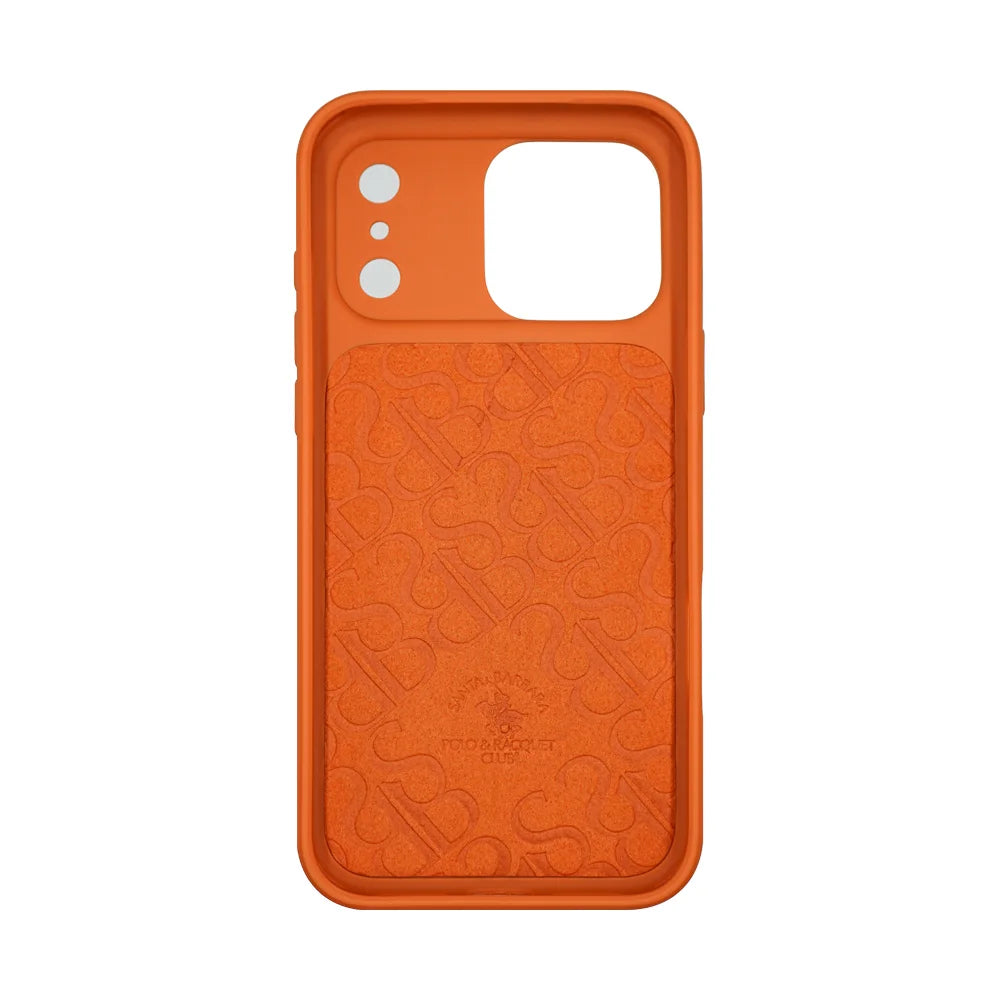 Santa Barbara Polo & Racquet Club Questa Military-Grade Protective Case for iPhone 17 Series - Orange