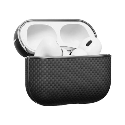 Pitaka Aramid Fiber Case for AirPods 4 - Black/Gray