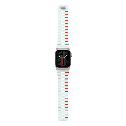 Skinarma Gemini Magnetic Apple Watch Strap 40/41/42mm - Mint/Orange