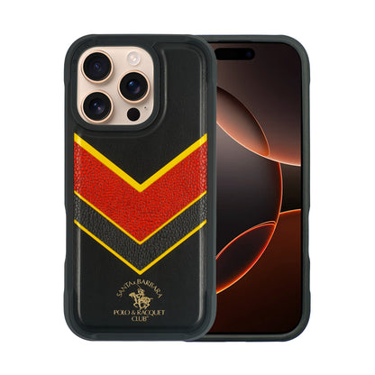 Santa Barbara Polo & Racquet Club Barton Series Case for iPhone 16 Series - Red/Black