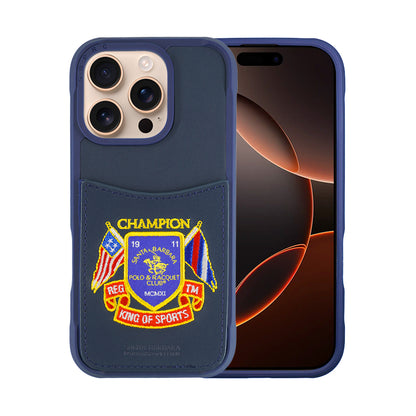 Santa Barbara Polo & Racquet Club Abner Series Case for iPhone 16 Series - Blue