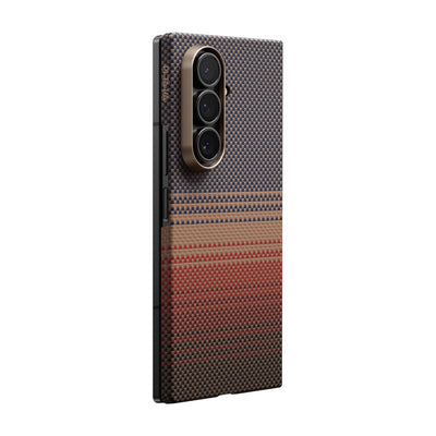 Pitaka Z Fold 7  Fusion  Weaving Case With Ultra-Slim Touch - Sunset