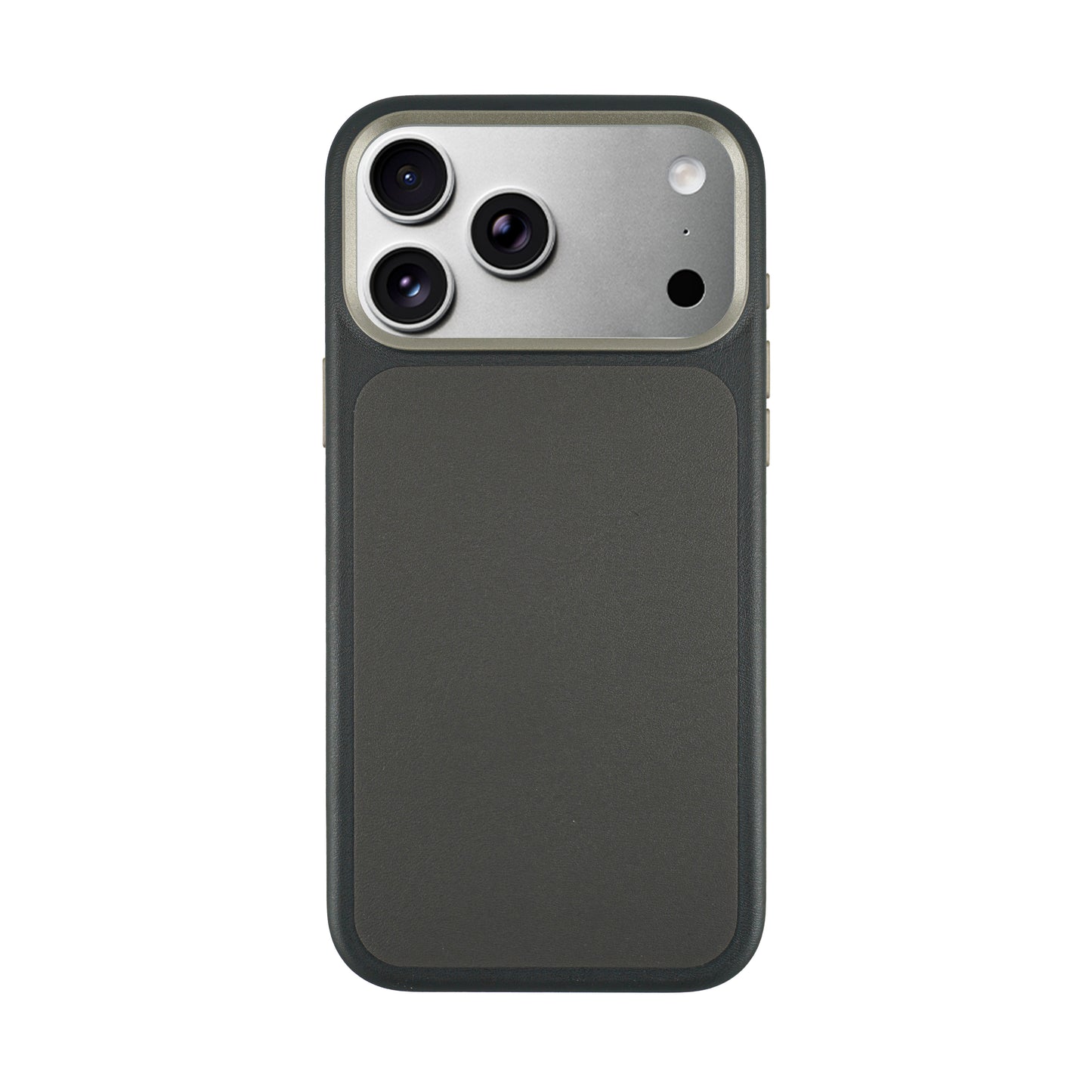 Liva Vegan Leather Case For iPhone 17 Pro Max - Black