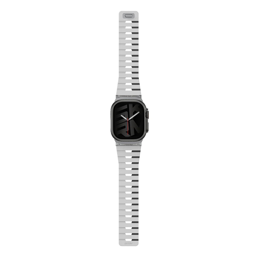 Skinarma Gemini Magnetic Apple Watch Strap 49/46/45/44mm - Gray/Black
