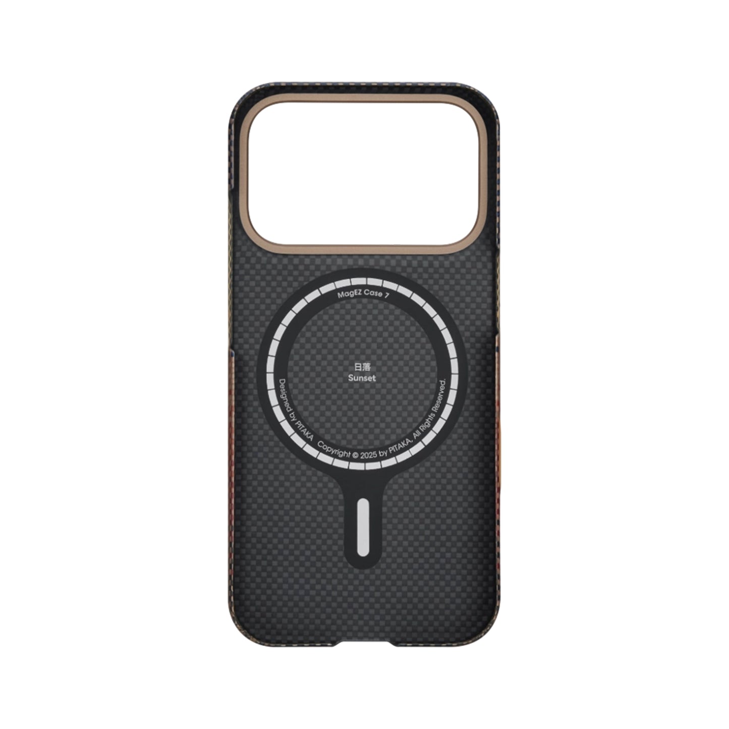 Pitaka Ultra-Slim Case With PitaTap Camera Control for iPhone 17 Series - Sunset