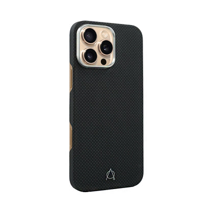 Desen Aramid Fiber Case For iPhone 16 Pro Max-Black