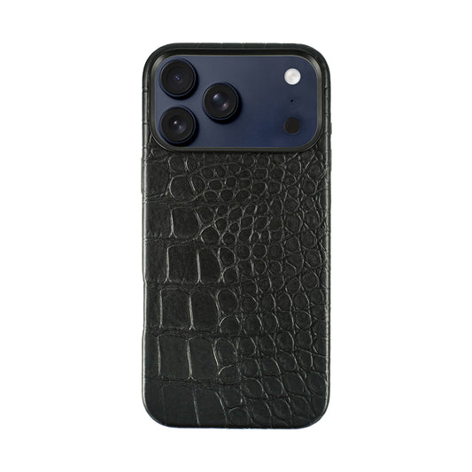 Javan Genuine Leather Case for iPhone 17 Series With Crocodile Leather Pattern