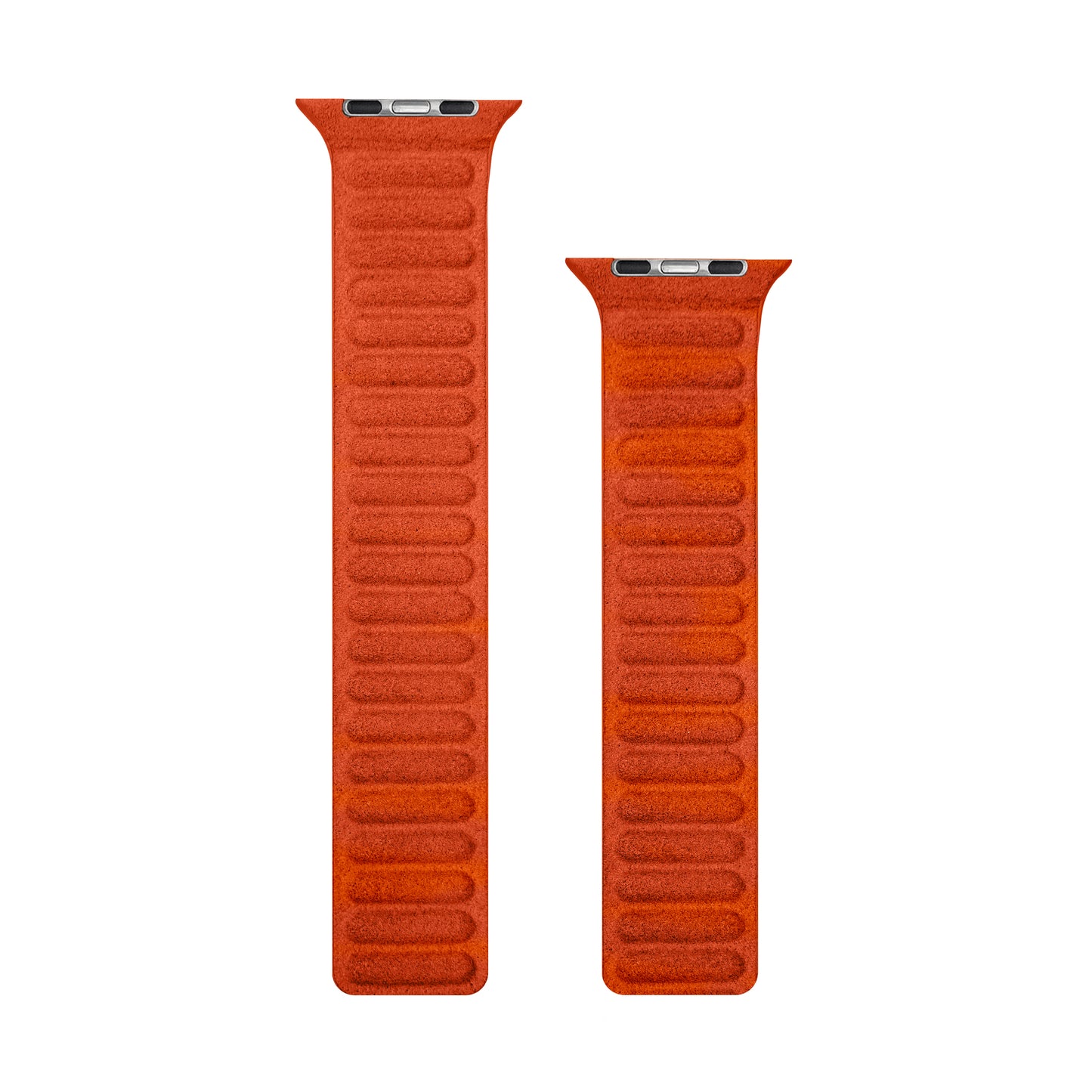 Kadife Alcantara Leather Apple Watch Strap - Orange