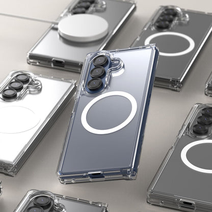 Araree Samsung Galaxy Z Fold 7 Duple M Magnetic MagSafe Transparent Phone Case - Clear