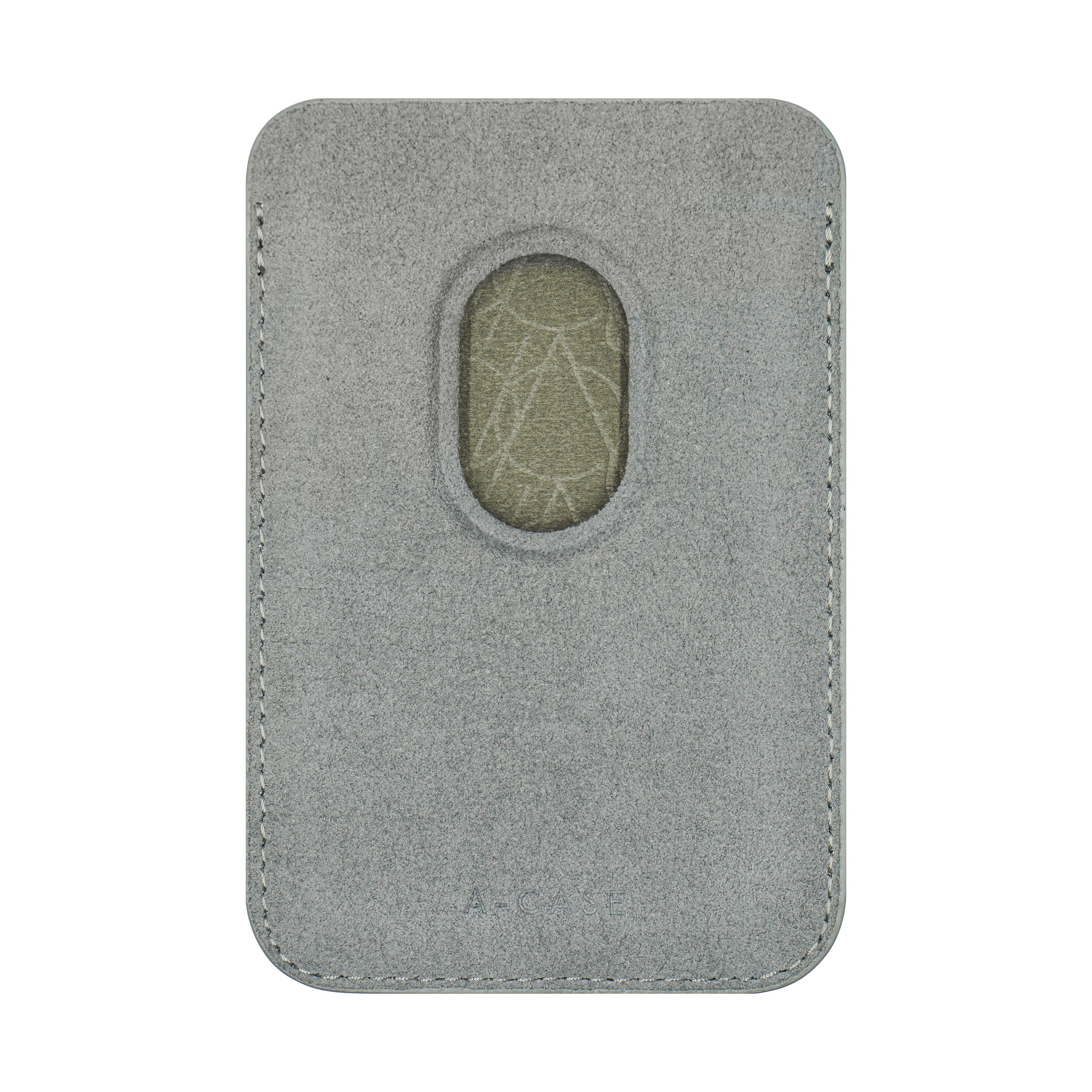 A-Case Alcantara Leather Premium Magnetic Card Holder - Kadife