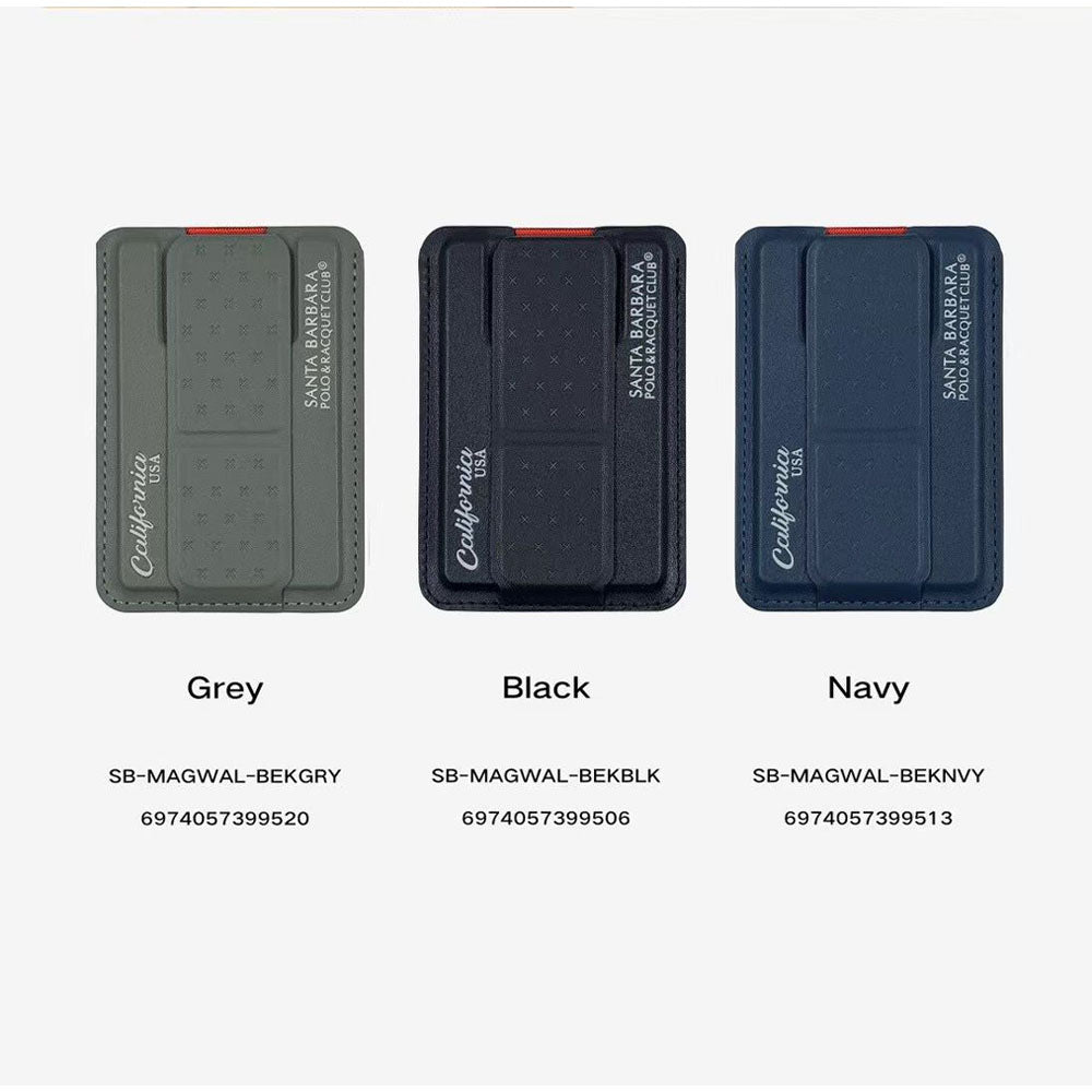 Santa Barbara Polo & Racquet Club Beck Premium MagSafe Wallet - Black