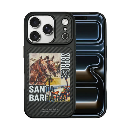 Santa Barbara Polo & Racquet Club ELVIS Aramid Fiber Case for iPhone 17 Series - Race course