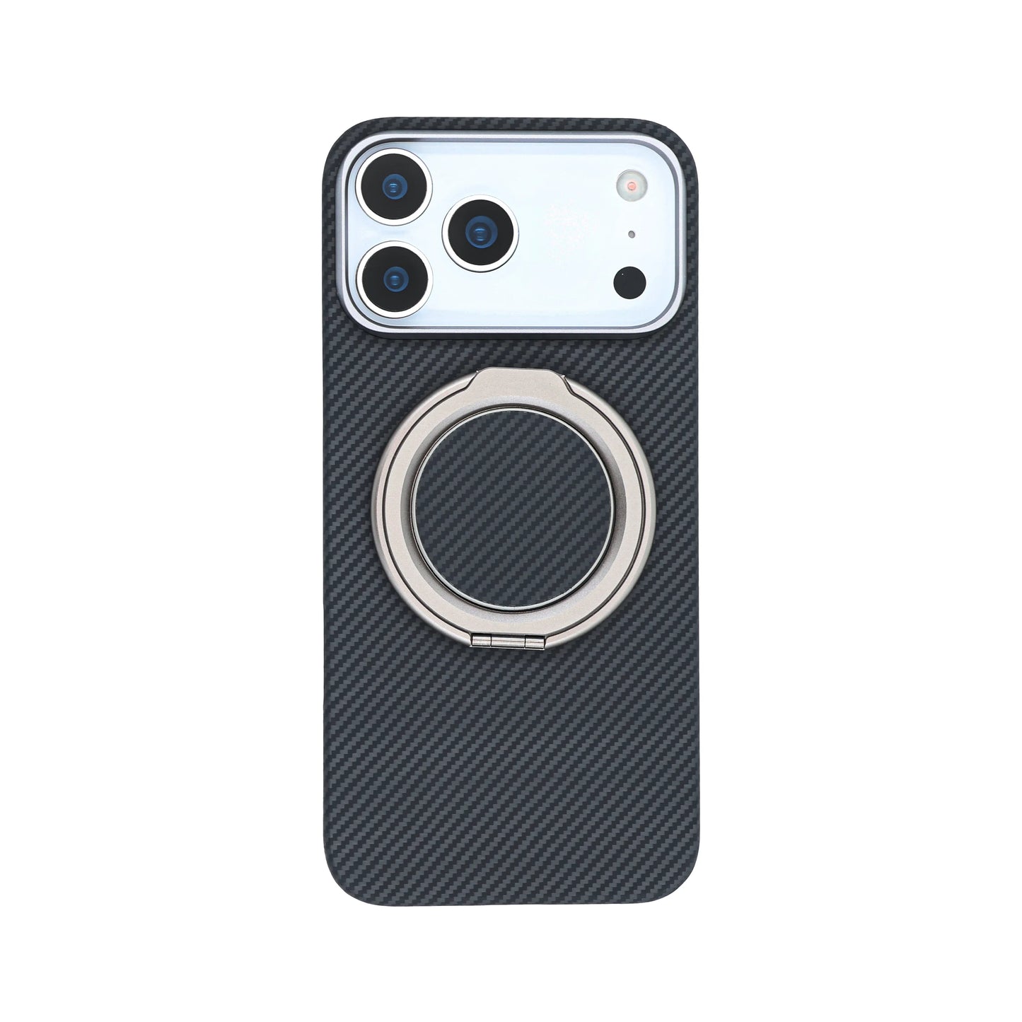 Kavar  Aramid Fiber Phone Case With Grip 2 in 1 - Black
