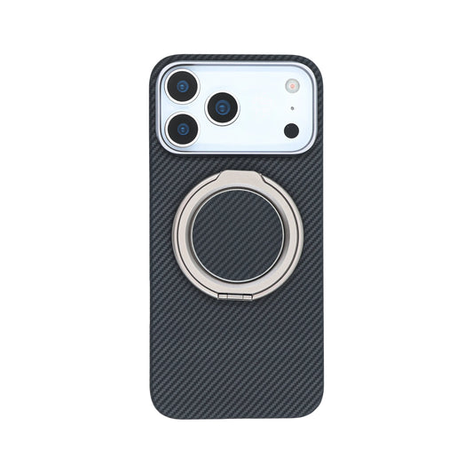 Kavar  Aramid Fiber Phone Case With Grip 2 in 1 - Black