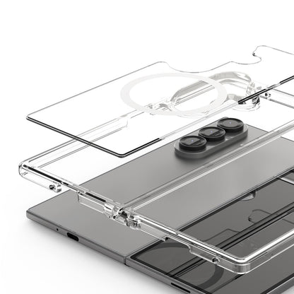 Araree Samsung Galaxy Z Fold 7 Duple M Magnetic MagSafe Transparent Phone Case - Clear