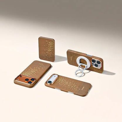 Pitaka Phone Ring Holder Magnetic Grip 3 - Golden Glint