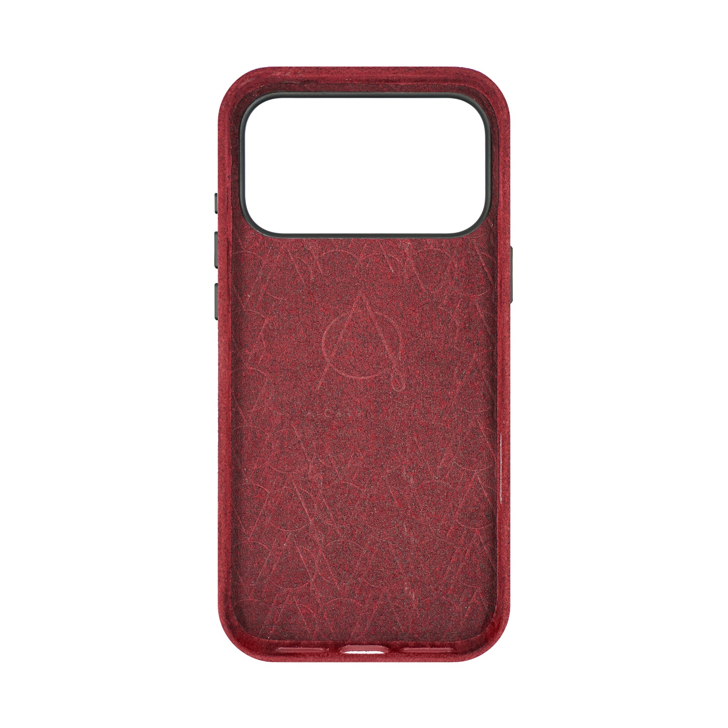Kadife Alcantara Leather Case For iPhone 17 Pro Max - Maroon