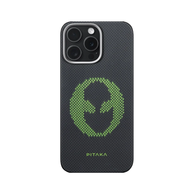 Aries Collaborative Luminous Case Tactile Woven Case for iPhone 16 Series - Alien