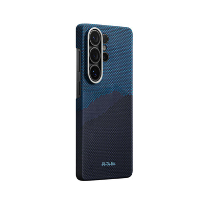 Pitaka Tactile Woven Case With Aaron Button for Samsung S26 Ultra - Over The Horizon