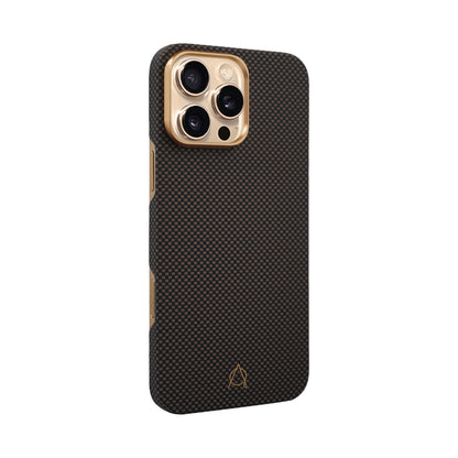 A-Case Desen Aramid Fiber Case For iPhone 16 Series - Gold