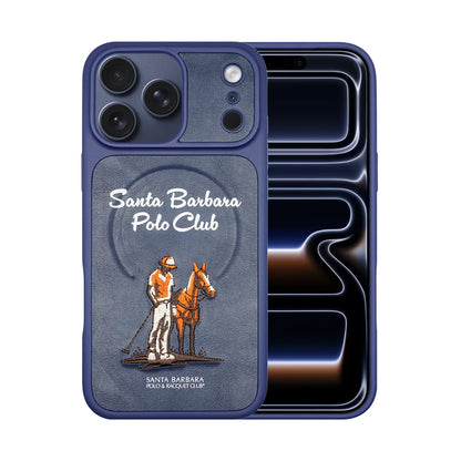 Santa Barbara Polo & Racquet Club Questa Military-Grade Protective Case for iPhone 17 Series - Blue