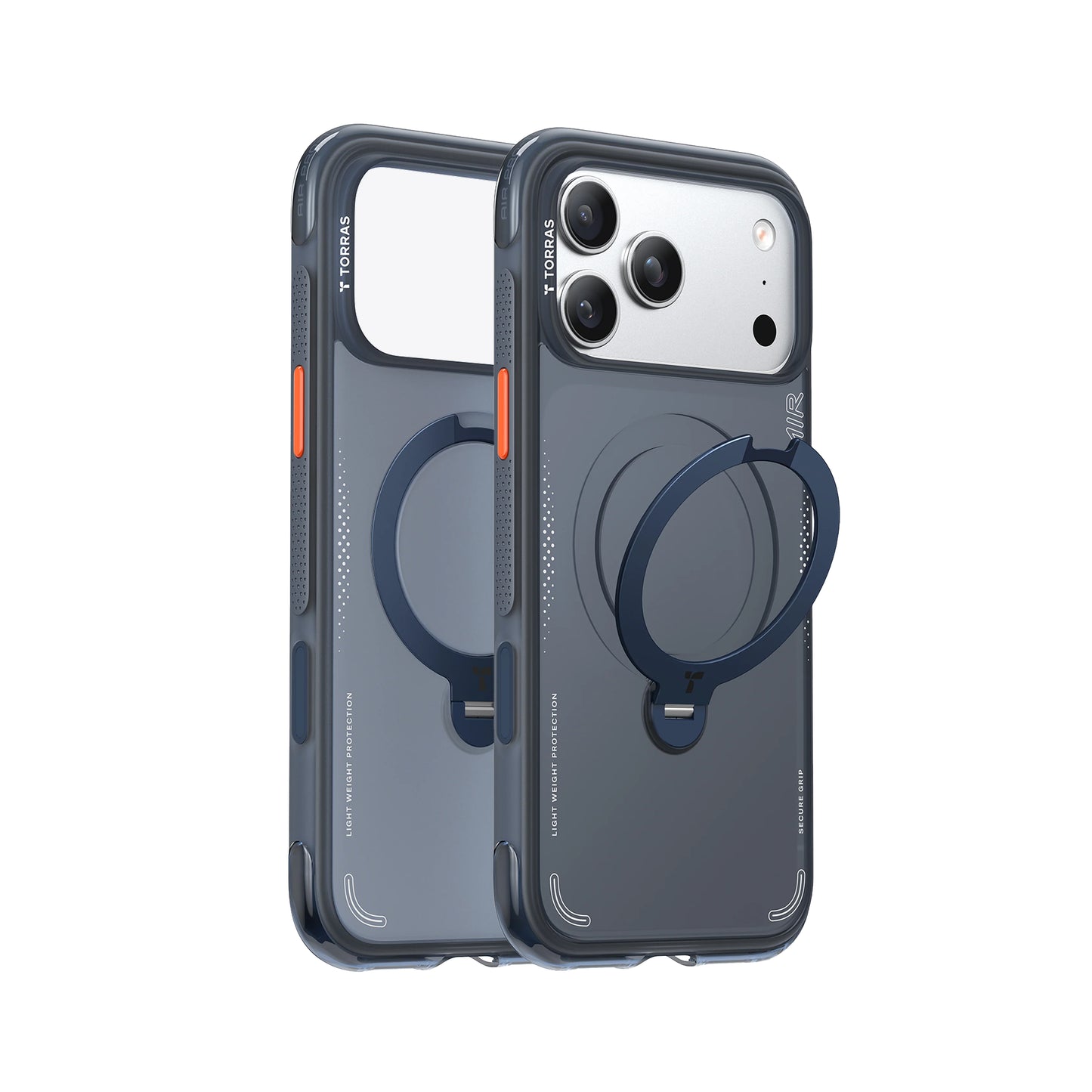 Torras Ostand Q3 Air for iPhone 17 Series - Midnight Blue