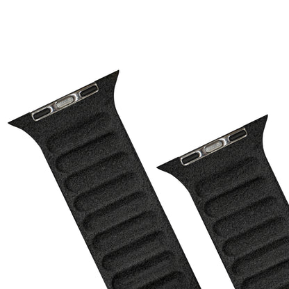 Kadife Alcantara Leather Apple Watch Strap - Black