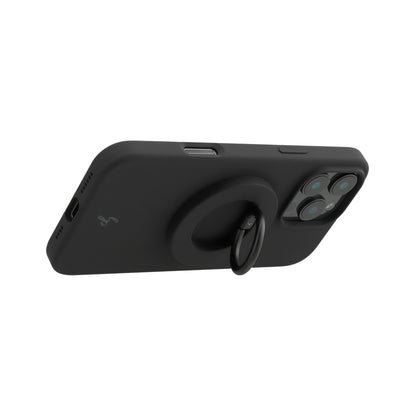 Le Prius Magsafe Magnetic Grip Holder With Adjustable Kickstand - Black