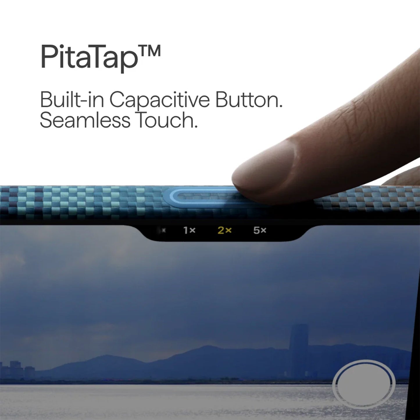 Pitaka Ultra-Slim Case With PitaTap Camera Control for iPhone 17 - Moonrise