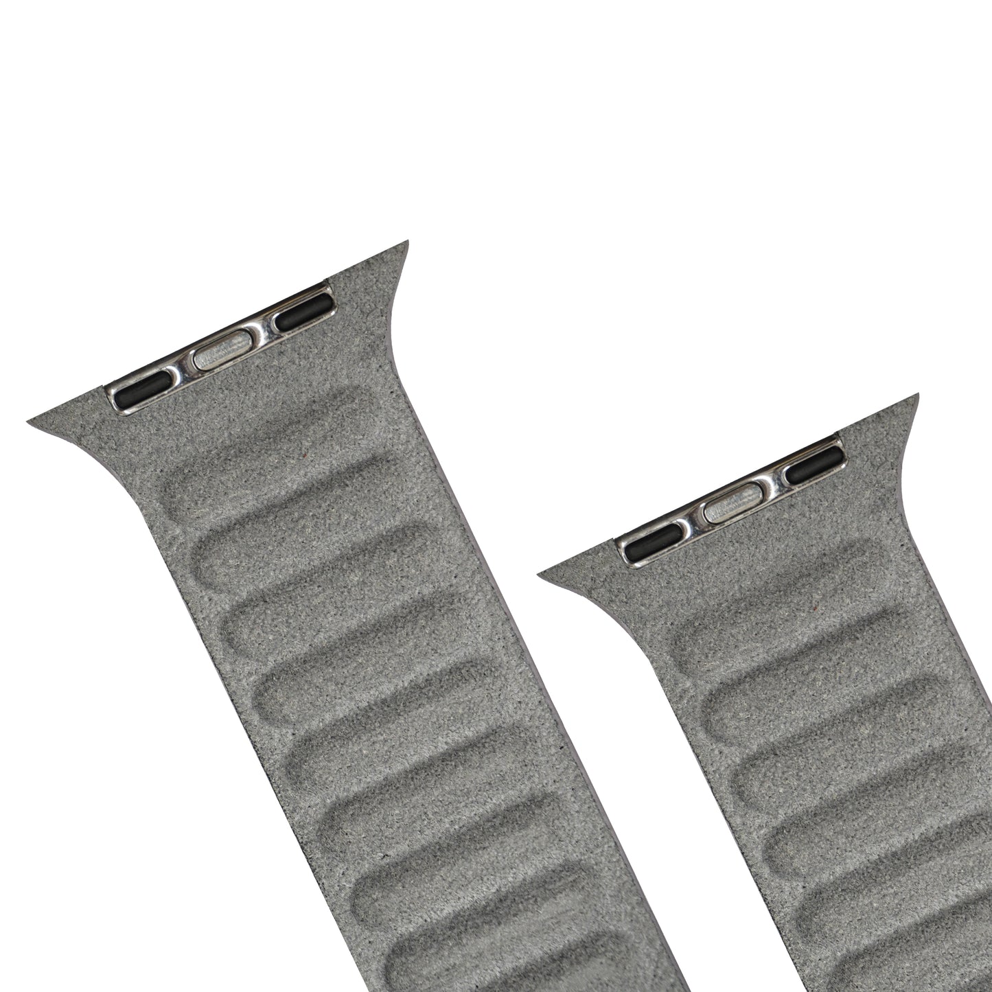 Kadife Alcantara Leather Apple Watch Strap - Gray