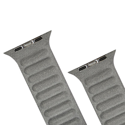 Kadife Alcantara Leather Apple Watch Strap - Gray