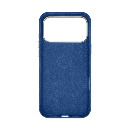 Kadife Alcantara Leather Case For iPhone 17 Pro Max - Blue