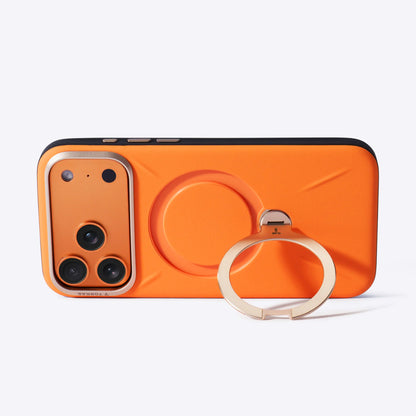 Torras Ostand Q3 VegSkin for iPhone 17 Series - Orange