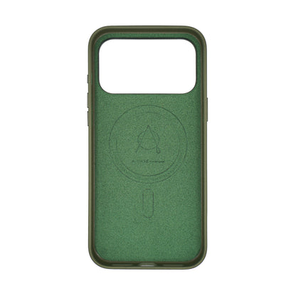 Liva Vegan Leather Case For iPhone 17 Pro Max - Green