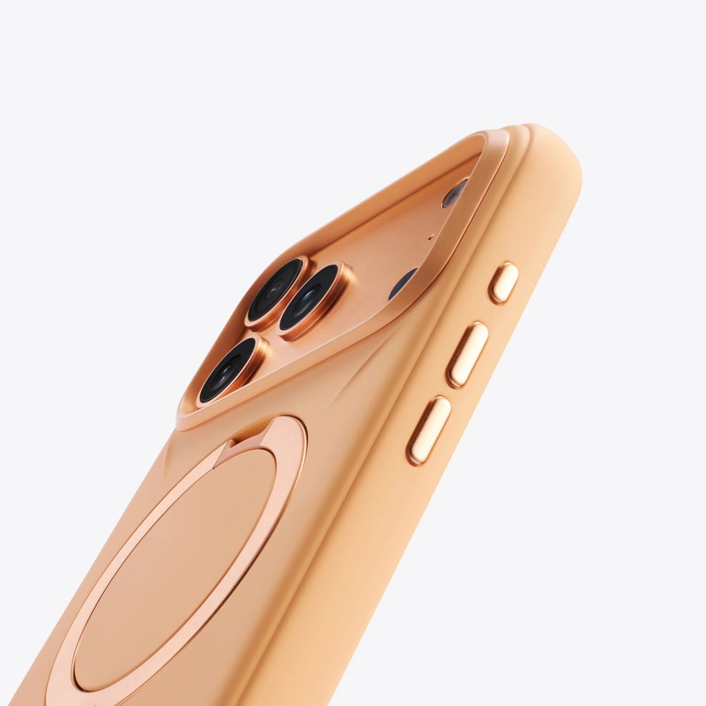 Torras Ostand Q3 Silicone for iPhone 17 Series - Orange