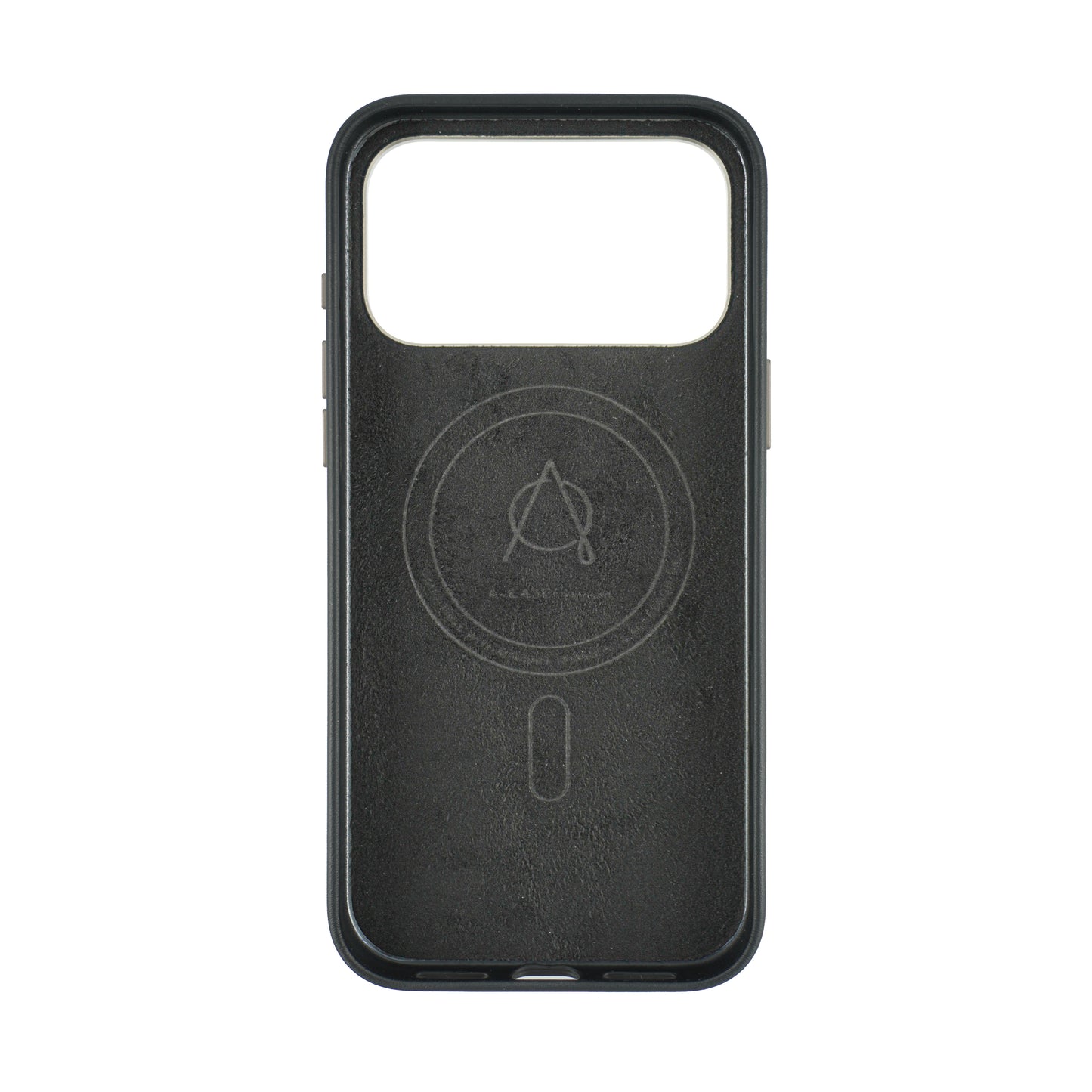 Liva Vegan Leather Case For iPhone 17 Pro Max - Black