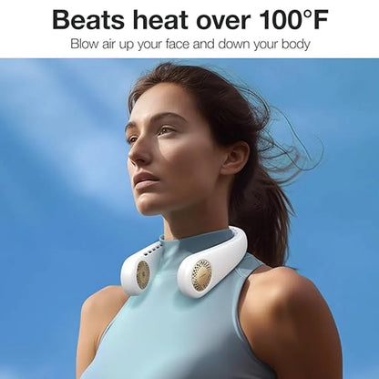 L3 Portable Neck Fan 360° Cooling Fan -White
