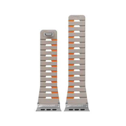 Skinarma Gemini Magnetic Apple Watch Strap 49/46/45/44mm - Gray/Orange