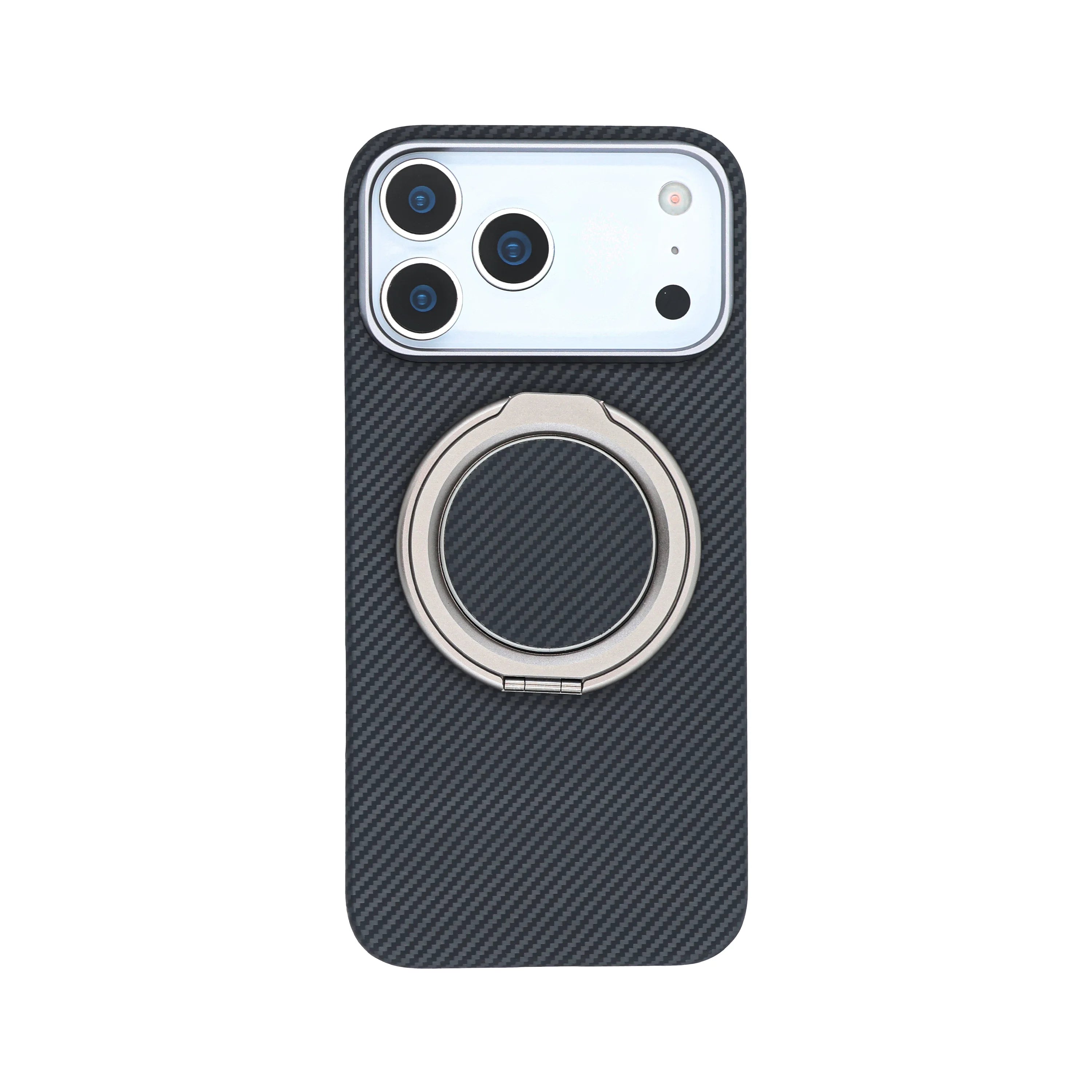 A-Case Aramid Fiber Magnetic Phone Grip with Metal Stand - Kavar