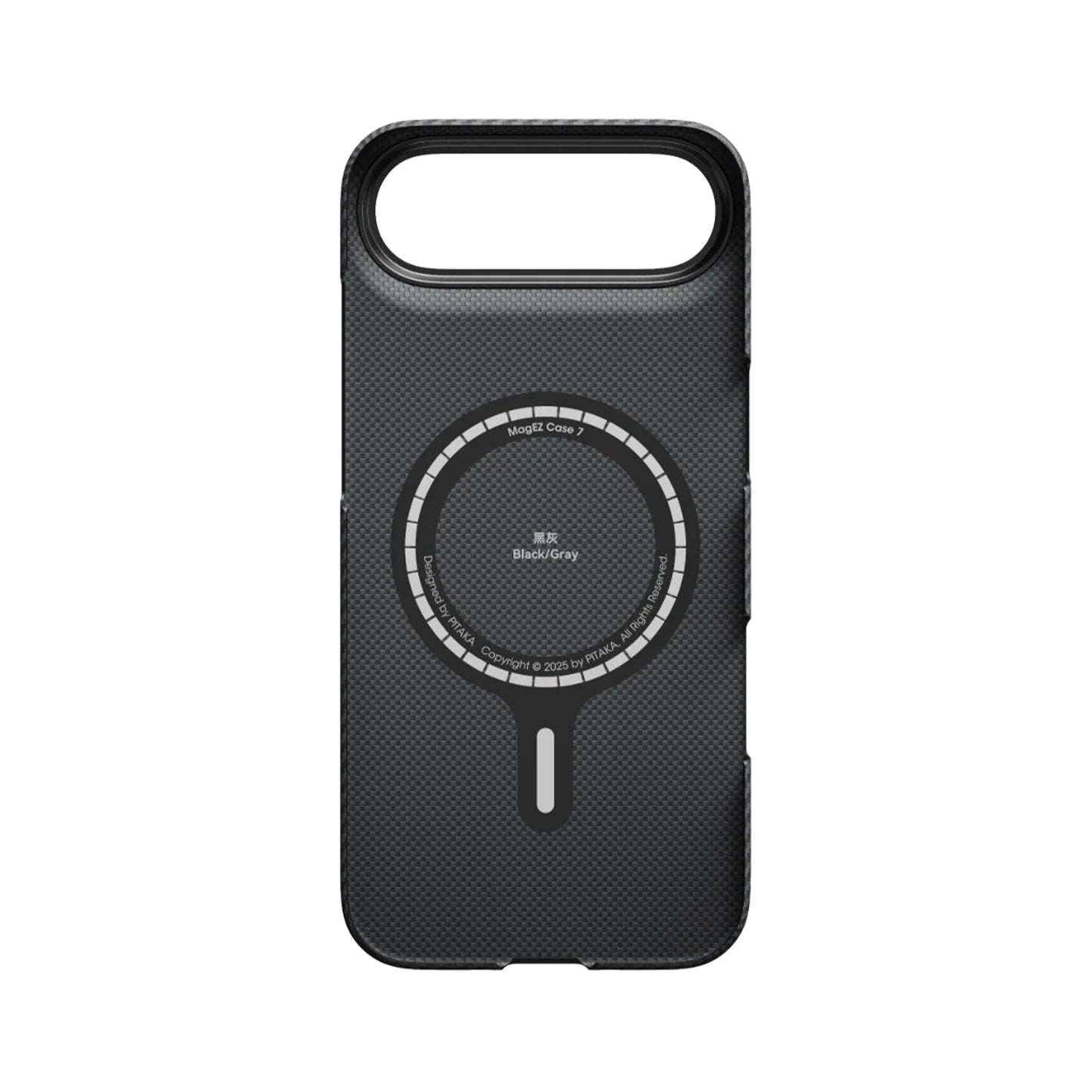 Pitaka Ultra-Slim Case for iPhone Air - Black/Gray
