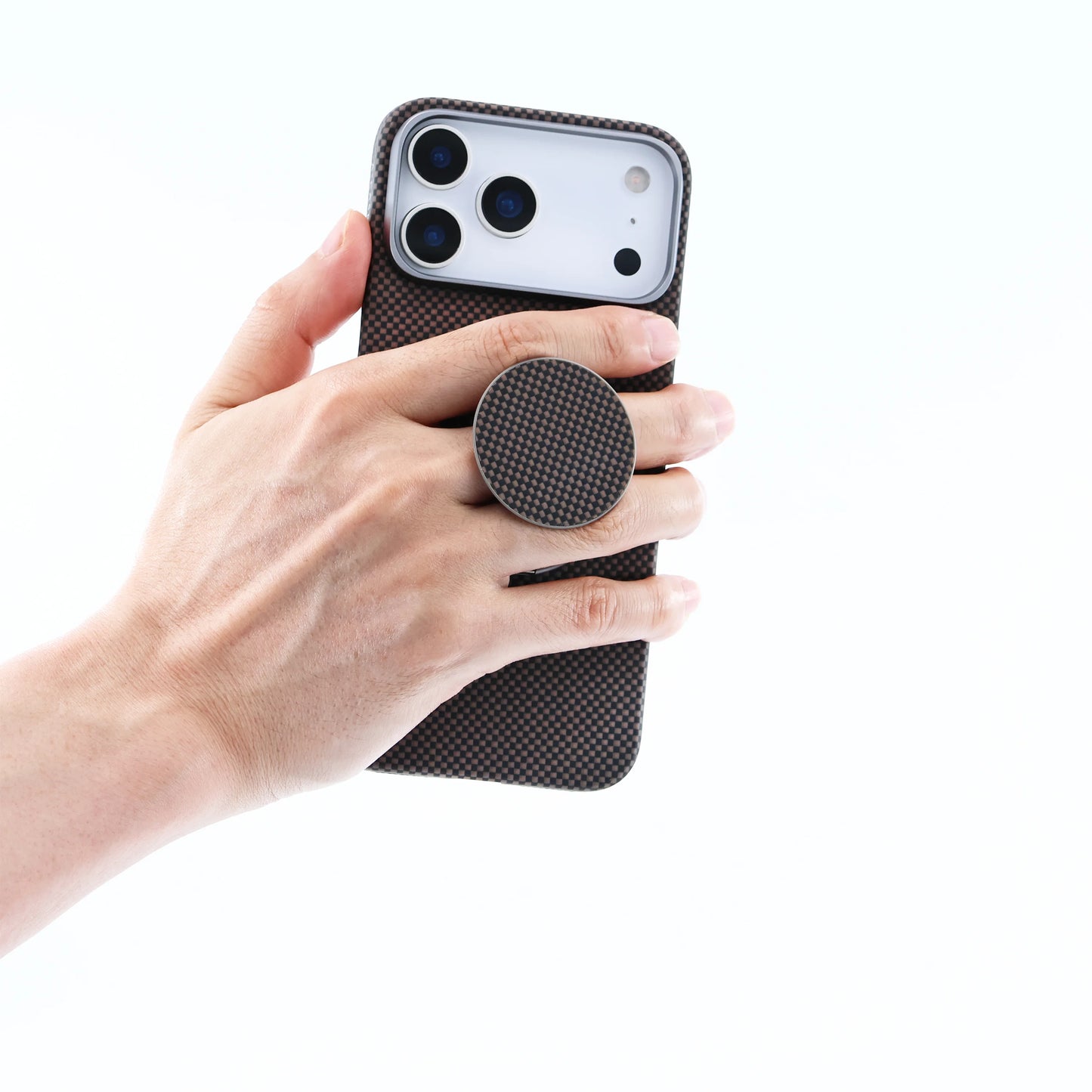 Desen Aramid Fiber Phone Case With Grip 2 in 1 - Gold