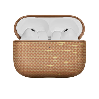 Pitaka Aramid Fiber Case for AirPods Pro 3 - Golden Glint