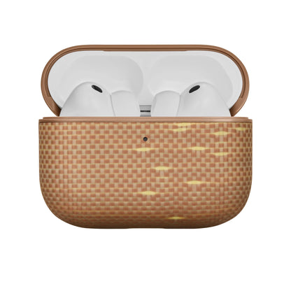 Pitaka Aramid Fiber Case for AirPods Pro 3 - Golden Glint