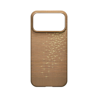 Pitaka Aramid Ultra-Slim Case With PitaTap for iPhone 17 Series - Golden Glint