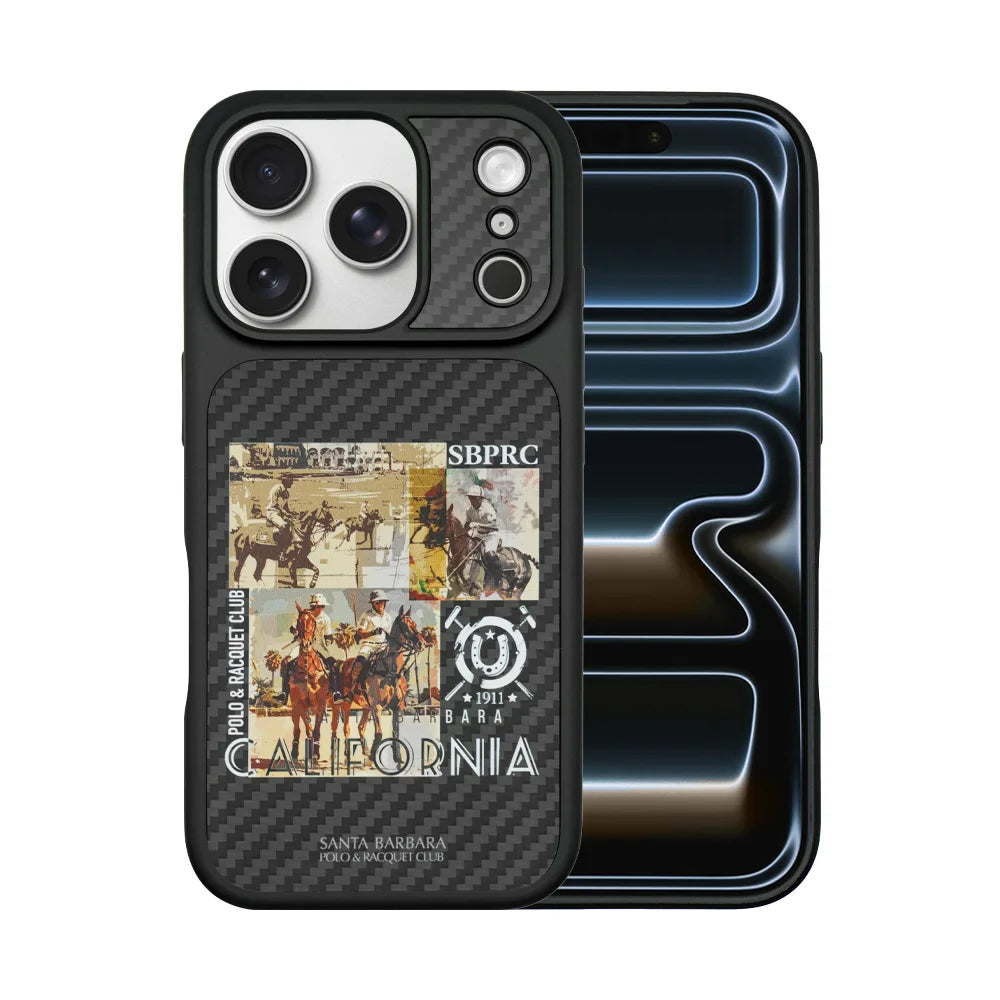 Santa Barbara Polo & Racquet Club ELVIS Aramid Fiber Case for iPhone 17 Series - California
