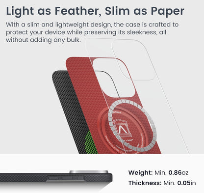 Aries Collaborative Luminous Case Tactile Woven Case for iPhone 16 Series - Alien