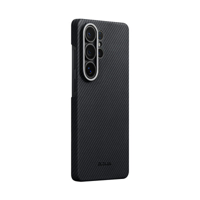 Pitaka Tactile Woven Case for Samsung S26 Ultra - Black/Gray