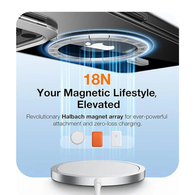 Magnetic iPhone 15 Pro Case -Clear